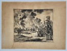 Jan Luyken (1649–1712) - Scene of Persecution - Etching (Late 17th Century)
