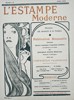 Alphonse Mucha (1860–1939) - L'Estampe Moderne Magazine Cover (July 1898) - Color Lithograph (1898)
