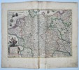 Johannes Janssonius (1588–1664) - Map of Ancient and Accurate Germany - Hand-colored Engraving (Mid-17th Century)