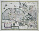 Johannes Janssonius (1588–1664) - Map of Pays de Caux and Normandy - Hand-colored Engraving (Mid-17th Century)