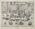 Lodovico Guicciardini (1521–1589) - Map of the City of Arnemuyden - Copperplate Engraving (Late 16th Century)