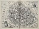Lodovico Guicciardini (1521–1589) - Map of the City of Deventer - Copperplate Engraving (Late 16th Century)
