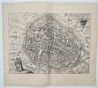Lodovico Guicciardini (1521–1589) - Map of the City of Deventer - Copperplate Engraving (Late 16th Century)