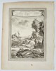 Pierre Quentin Chedel (1705–1762) - Fish of Sierra Leone and Coastal Scene - Copperplate Engraving (Mid-18th Century)