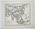 Adolf Stieler (1775–1836) - Map of Asia - Hand-colored Engraving (Early 19th Century)