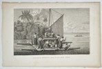 Jean Piron (Active 1790s) - Double Pirogue of the Friendly Islands (Tonga) - Copperplate Engraving (Late 18th Century)