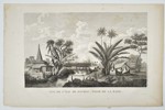 Jean Piron (Active 1790s) - View of the Isle of Buru from the Roadstead - Copperplate Engraving (Late 18th Century)