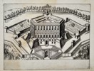 Giacomo Lauro (1550–1630) - View of a Star-Shaped Villa (Villa Farnese) - Copperplate Engraving (Late 16th Century)