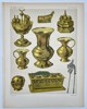 Pieter Willem Marinus Trap (1852–1905) - Ceremonial and Domestic Metallic Vessels - Color Lithograph (Late 19th Century)