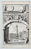 Jan Goeree (1670–1731) - View of the Column of Marcus Antoninus, Rome - Copperplate Engraving (Early 18th Century)