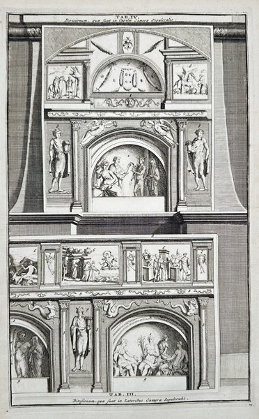 Jan Goeree (1670–1731) - Studies of Classical Relief Carvings and Monuments - Copperplate Engraving (Early 18th Century)