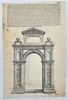 Sebastiano Serlio (1475–1554) - Design for a Roman Triumphal Arch - Woodcut (16th Century)