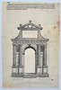 Sebastiano Serlio (1475–1554) - Design for a Roman Triumphal Arch - Woodcut (16th Century)