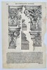 Sebastiano Serlio (1475–1554) - Details of the Composite Order Capital - Woodcut (16th Century)