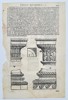 Sebastiano Serlio (1475–1554) - Details of the Composite Order Capital - Woodcut (16th Century)