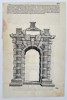 Sebastiano Serlio (1475–1554) - Elevation Design for a Composite Archway - Woodcut (16th Century)