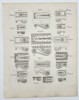 Joseph Beunat (19th century) - Designs for Neoclassical Consoles and Friezes - Copperplate Engraving (Early 19th Century)