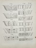 Joseph Beunat (19th century) - Designs for Classical Cornice Moldings - Copperplate Engraving (Early 19th Century)
