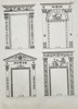 Joseph Beunat (19th century) - Designs for Ornamental Door and Window Frames - Copperplate Engraving (Early 19th Century)