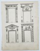 Joseph Beunat (19th century) - Designs for Ornamental Door and Window Frames - Copperplate Engraving (Early 19th Century)