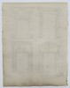 Joseph Beunat (19th century) - Designs for Ornamental Door and Window Frames - Copperplate Engraving (Early 19th Century)