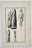 Bernard de Montfaucon (1655–1741) - Studies of Ancient Egyptian Deities and Statuary - Copperplate Engraving (Early 18th Century)